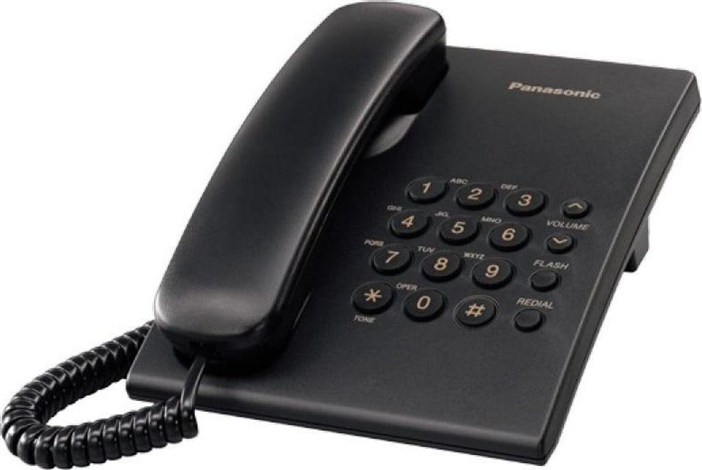 Panasonic KX-TS500 Analoges Telefon Schwarz