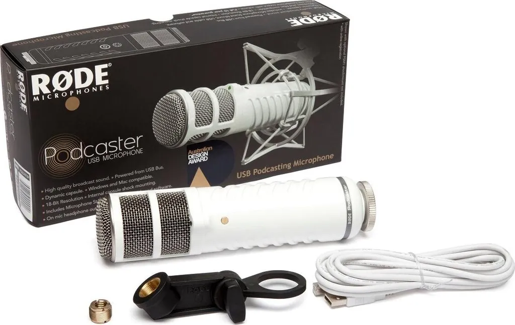 Microphone antibruit RODE Podcaster pour éliminer les échos USB - 3