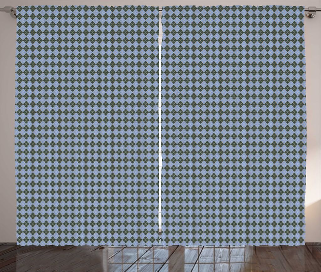 ABAKUHAUS Quatrefoil Rustikaler Gardine, Traditionelle Eastern Gitter, Schlafzimmer Kräuselband Vorhang mit Schlaufen und Haken, 280 x 225 cm, Cei...