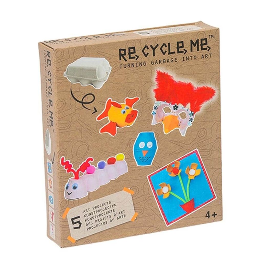 Re-Cycle-Me Basteln mit Eierboxen für Mädchen - Bastelset Produktbild 