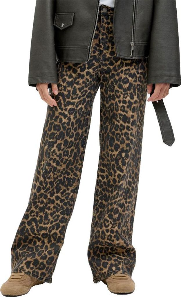 Jack & Jones Sarah Tokyo Leo Wide Jjxx Hochbundhosen Braun M / 32 Damen Braun M