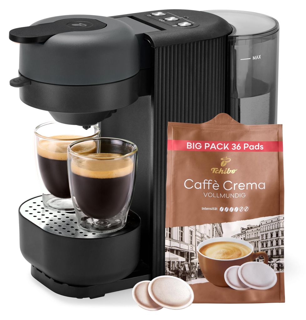 Tchibo Kaffeepadmaschine „CALL ME PAD“ inkl. 36 Kaffeepads Produktbild 