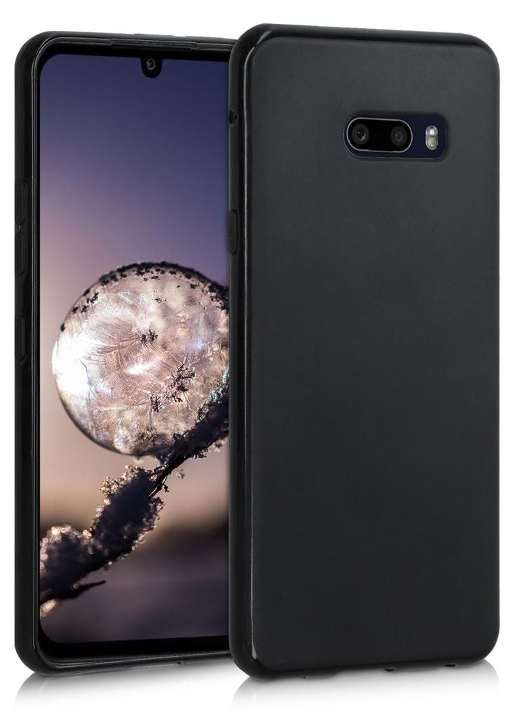 kwmobile Handyhülle für LG G8X ThinQ Hülle - TPU Case - Kabelloses Laden - Schutzhülle Cover in Schwarz