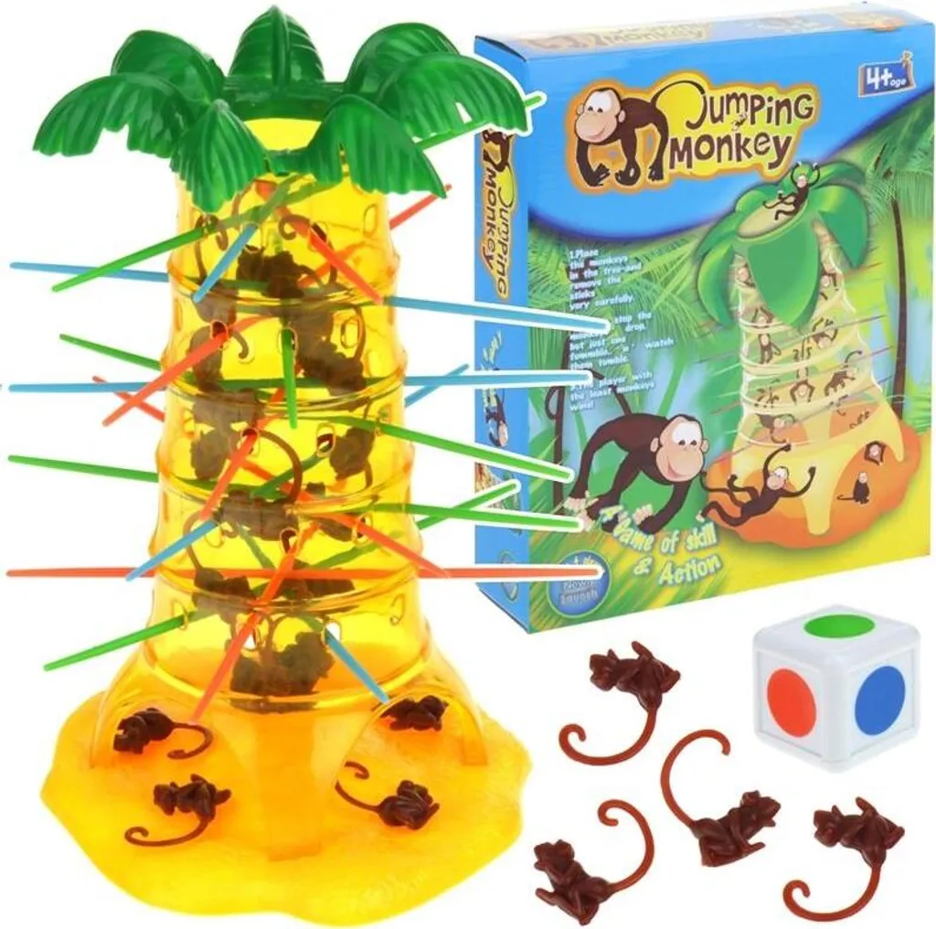 Jeu Falling Jumping Monkeys pour éloigner les enfants des écrans 4K