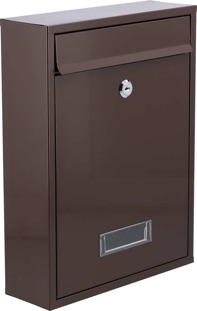 Skrzynka na listy 360x260x80mm brązowa Zdjęcie produktu 