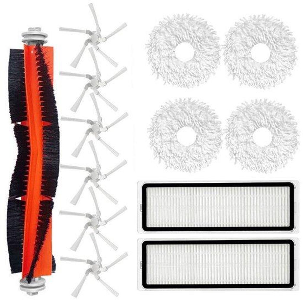 Universal Staubsauger Seitenborstel Bürstengriff Filter Staubtuch Universal für Dreame Robot Staubsauger W10/W10Pro