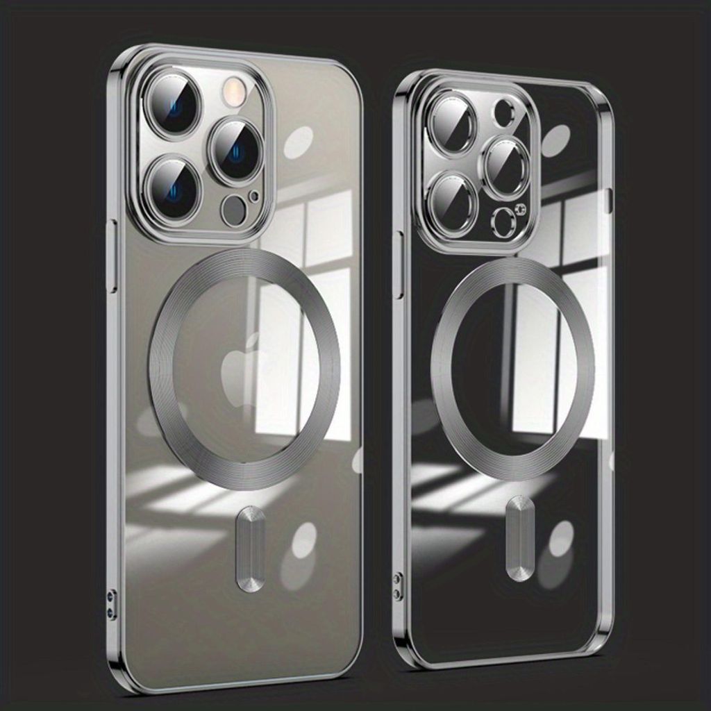 Apple iPhone 16 Pro MagSafe TPU mit Kameraglas Schwarz