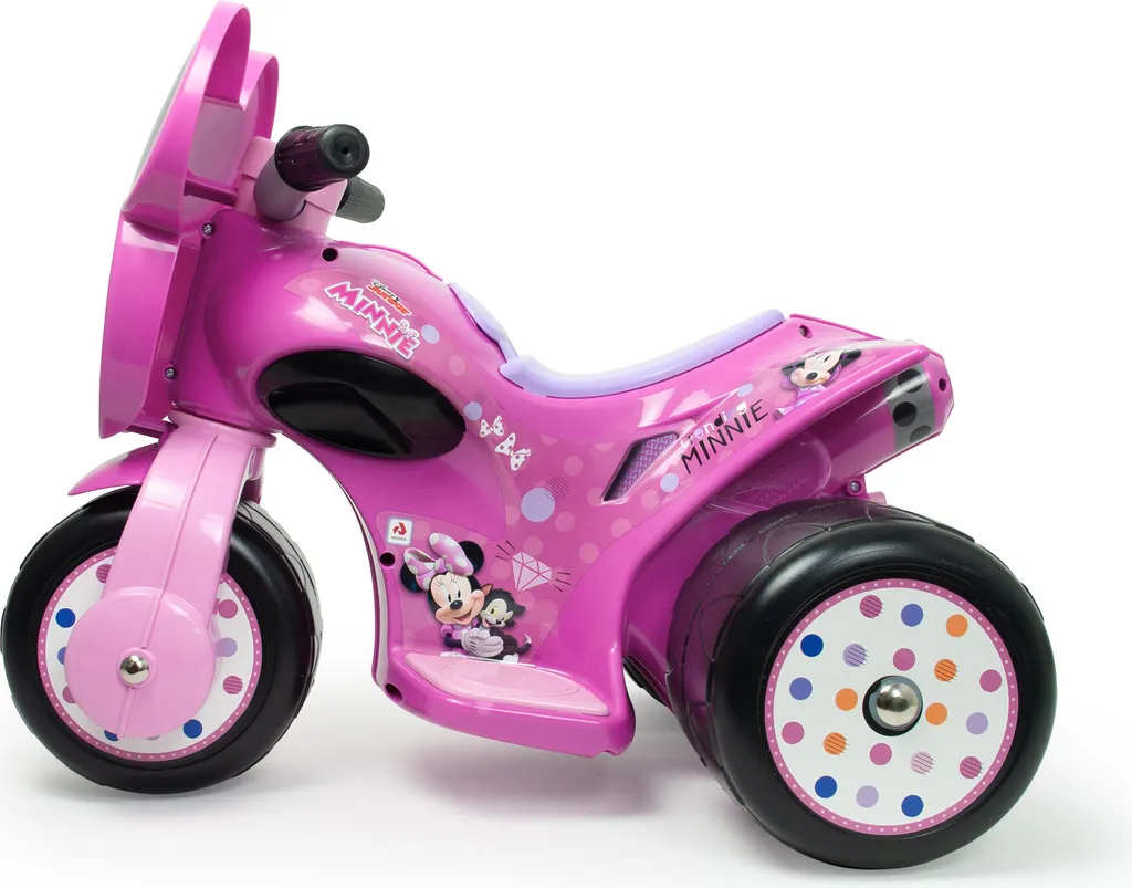 Injusa Minnie Mouse Samurai Trimoto électrique 6V Rose pour Enfants - 3