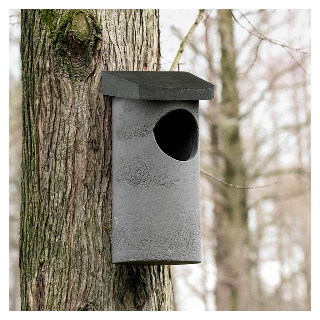 Nistkasten für Waldkauz – Wetterfester Vogelnistkasten aus 100% Holz – Brutkasten für Vögel