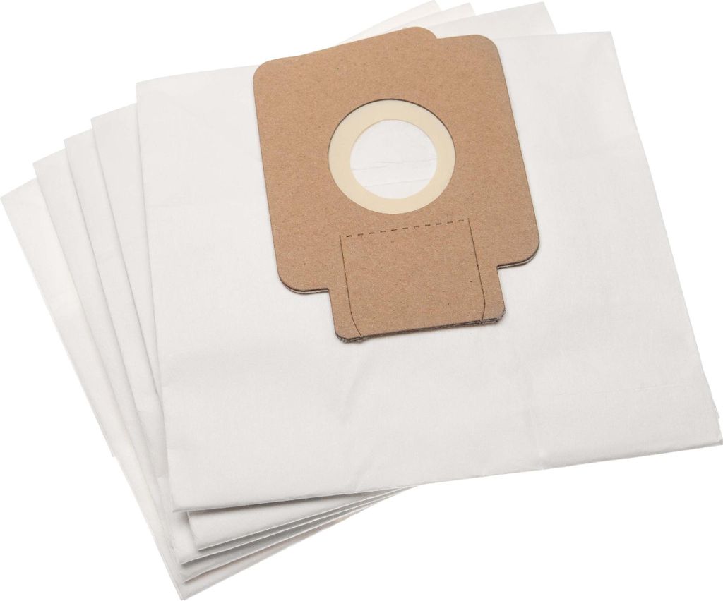 vhbw 5x Staubbeutel kompatibel mit Hoover TFS5183011, TFS5182021, TFS5182017, TFS51820131800W, TFS5183017 Staubsauger - 18,3cm x 16,5cm Beige