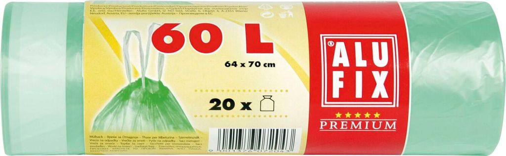 AluFix, sacchi per bidoni da 60 litri 20 sacchi con Immagine del prodotto 