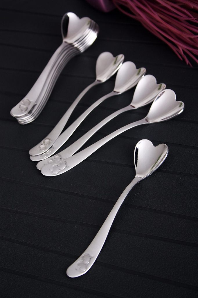 Hermia Concept, OZD-0001, Teelöffel, Silber, Edelstahl, 11 cm