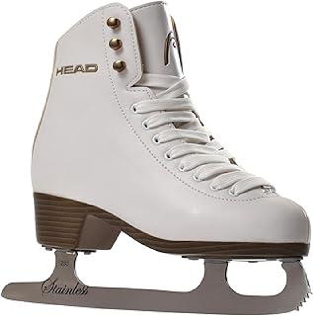 HEAD Eiskunstlauf Schlittschuhe Donna mit Edelstahlkufe I ideal für Einsteigerinnen - Weiß