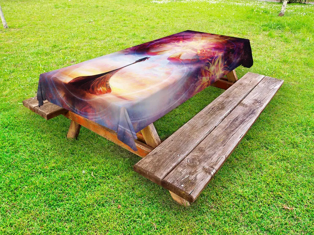 Tovaglia Rettangolare ABAKUHAUS 145x265 cm - Psichedelia e Qualità