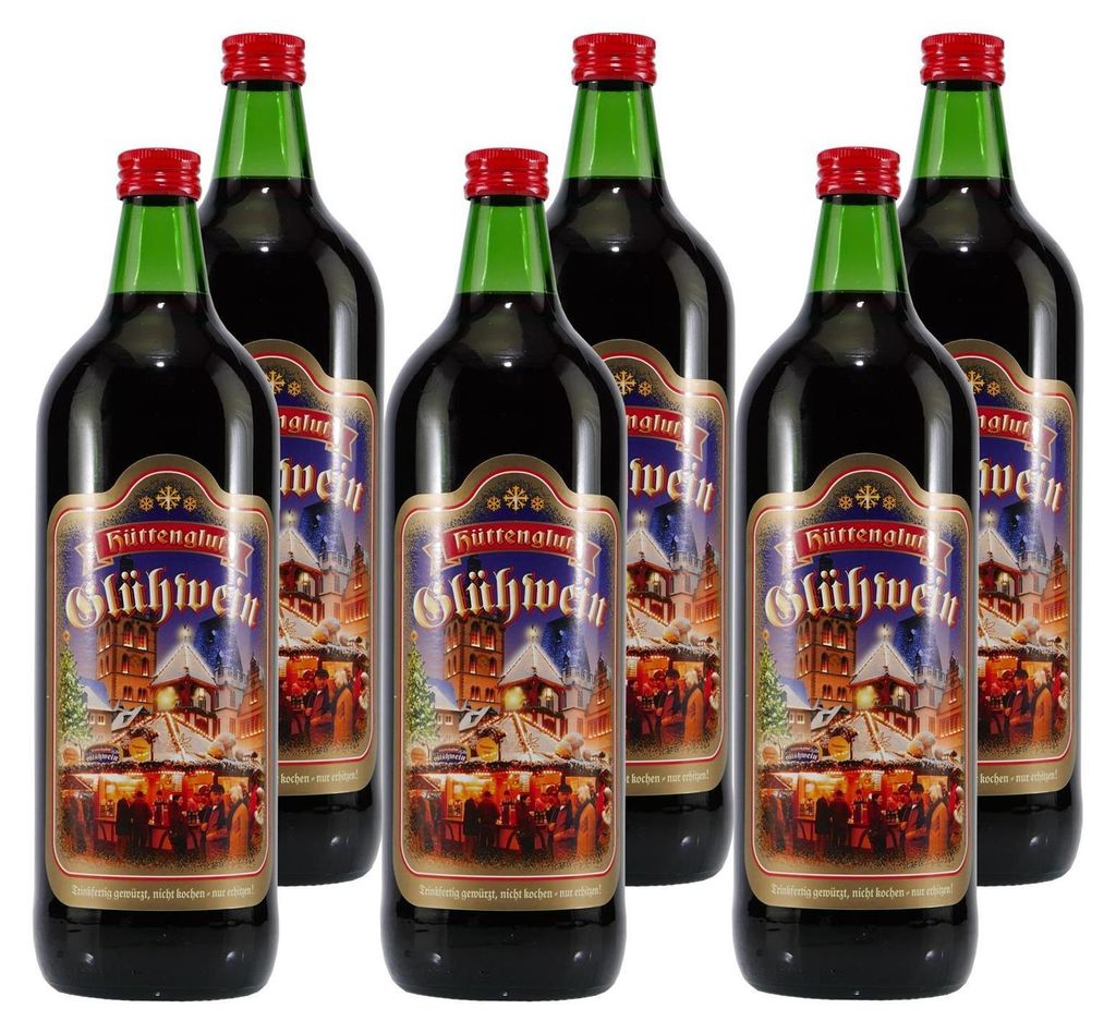 Hüttenglut Glühwein (6 x 1,0L) Produktbild 