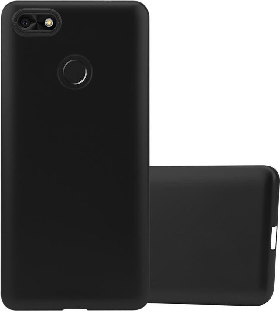Cadorabo Schutzhülle für Huawei Y6 PRO 2017 Hülle in Schwarz Handyhülle TPU Silikon Etui Cover Case