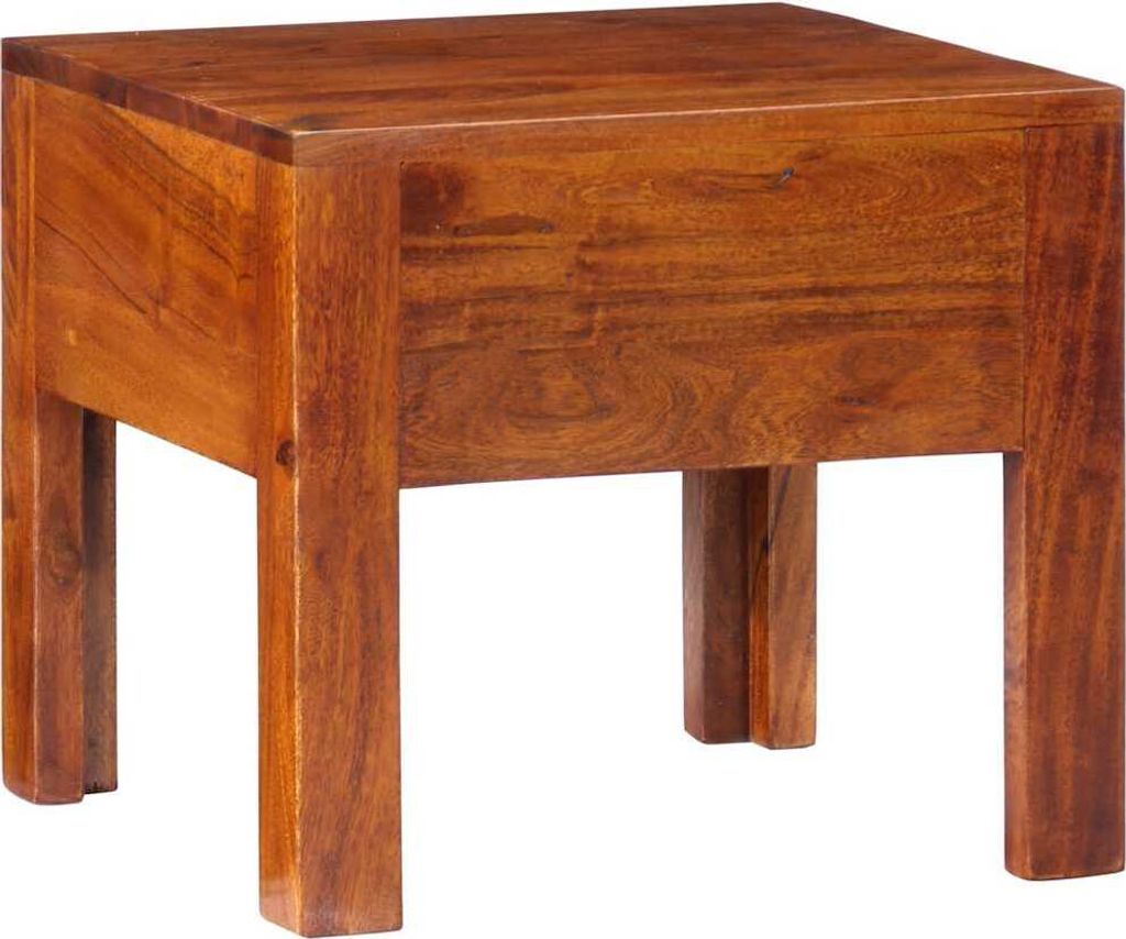 Nachttisch 40x40x36 cm Massivholz Akazie