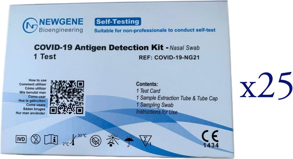 Longsee Covid-19 PROFI Antigen-Schnelltest (25 Stück