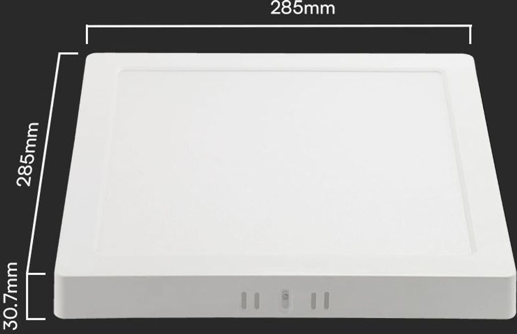 LED Solution Bílý přisazený LED panel hranatý 300 x 300mm Obrázek produktu 3