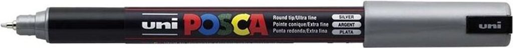 uni-ball Pigmentmarker POSCA (PC-1MR), zilver Productafbeelding 