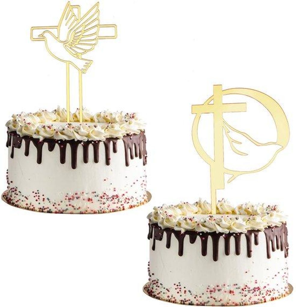 Gold Baby Shower Decors Cake Toppers