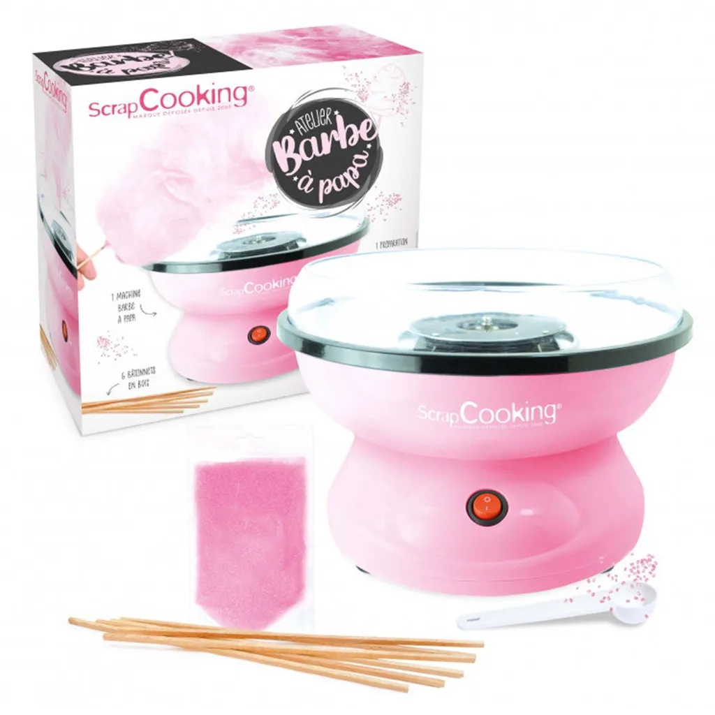 Machine à Barbe à Papa Puissante et Compacte pour Goûters d'Enfants