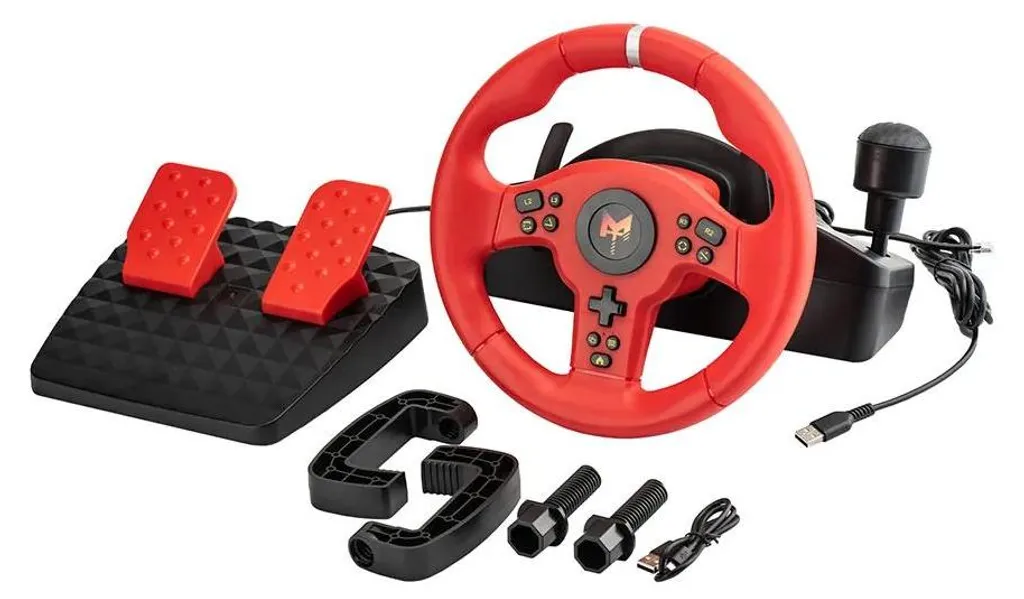 Pack volant de course arcade pour setup gaming immersion totale et drift