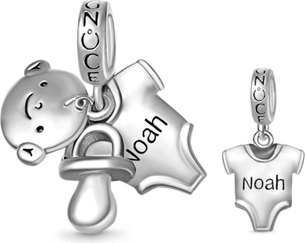 Gnoce Charm Baby-Glück GAC009 Silber