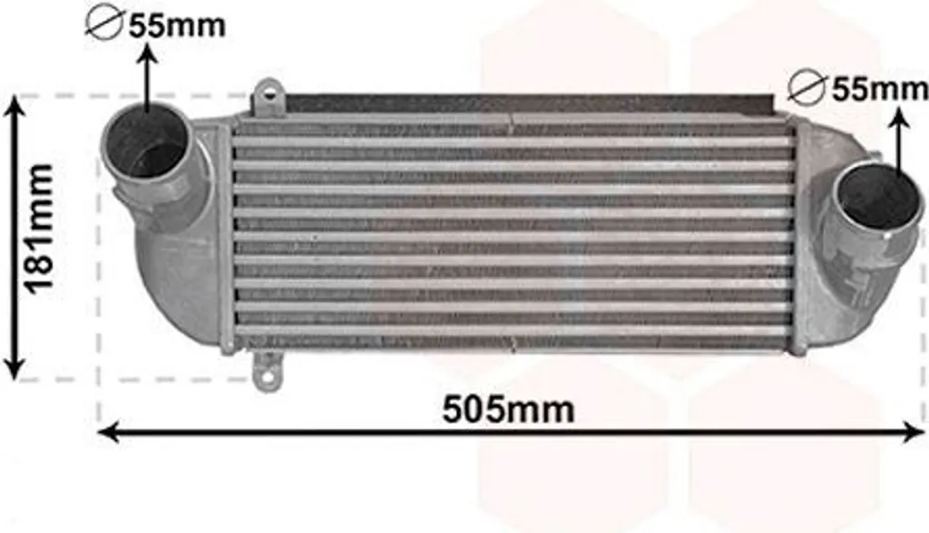 Intercooler pour HYUNDAI SANTA FÉ II CM : Restaurez la Puissance Turbo