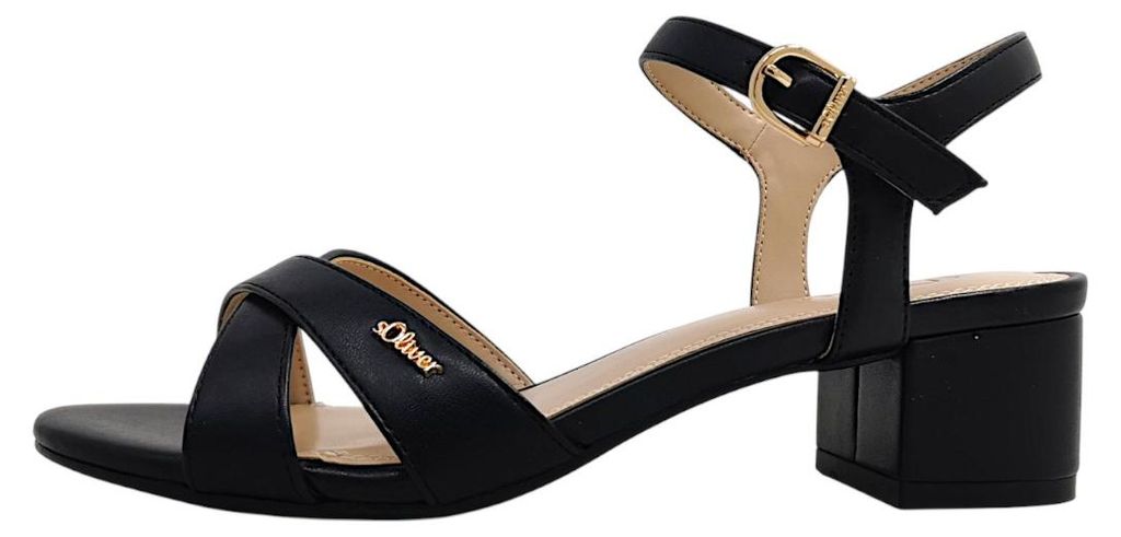 s.Oliver Sandalette Schwarz in Gr. 40