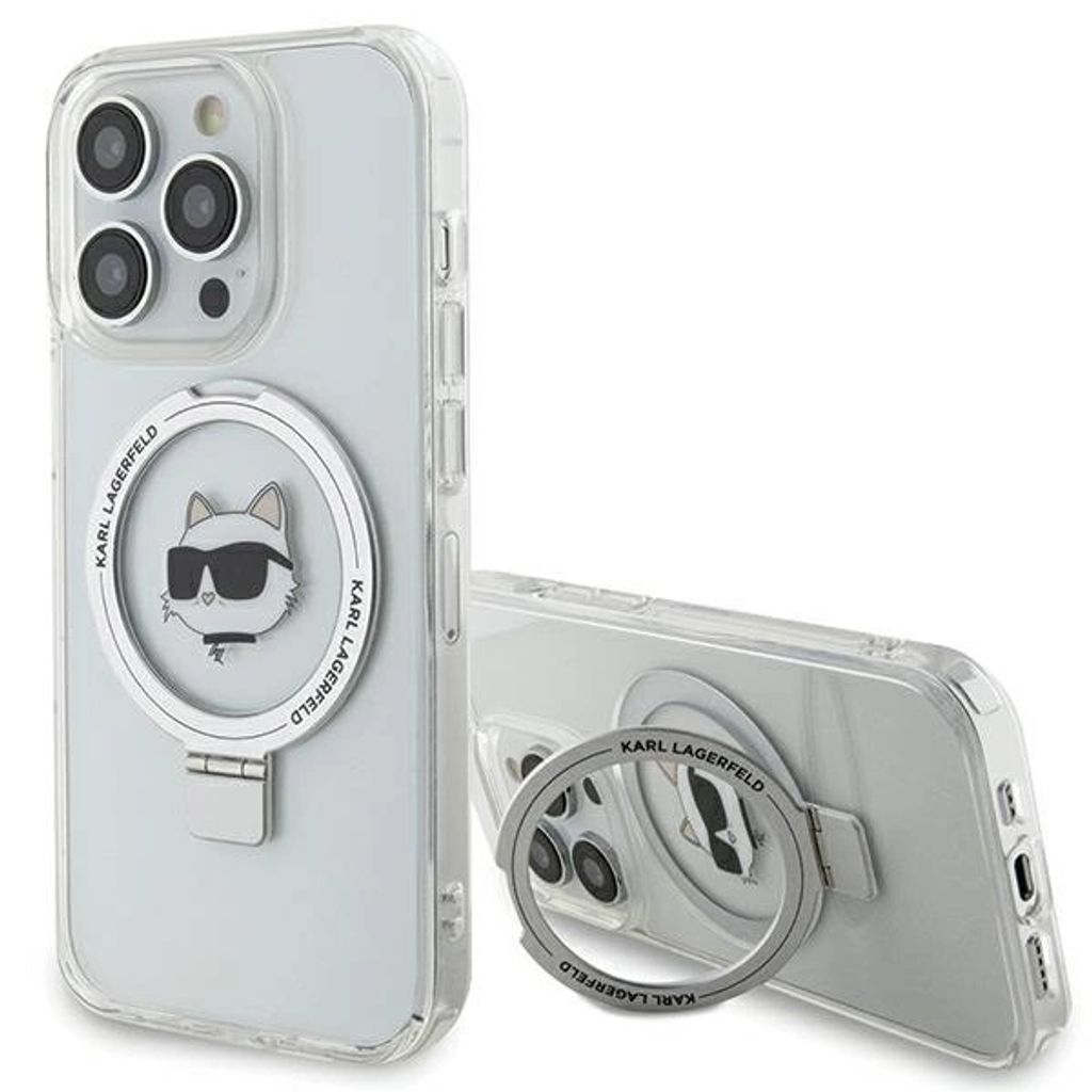 Fall Karl Lagerfeld Ring Stand Choupette Kopf Magsafe tun Produktbild 