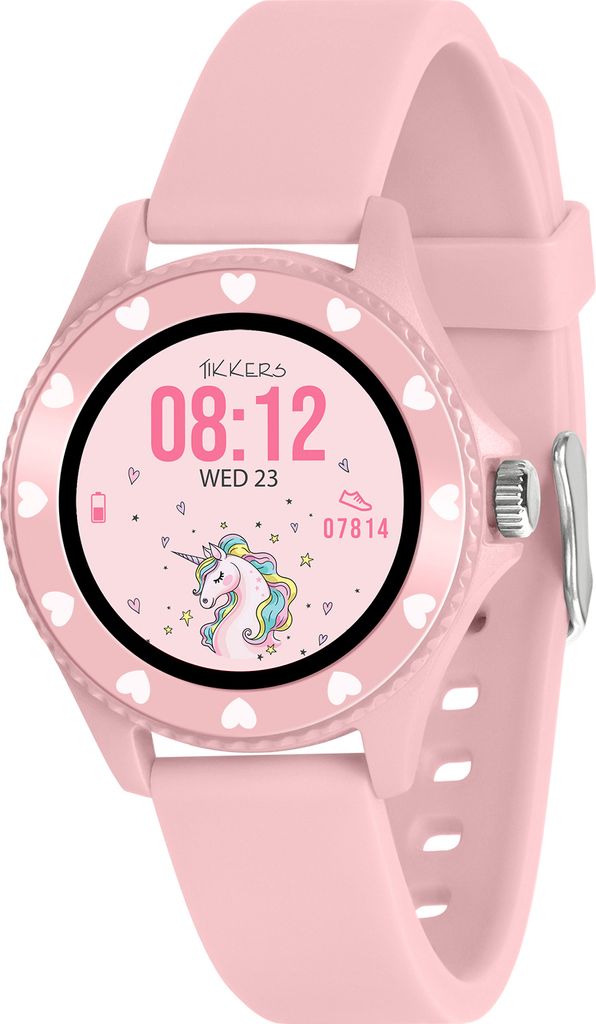 Tikkers Intelligente Uhr Serie 34 Pink Unisize Tikkers Produktbild 
