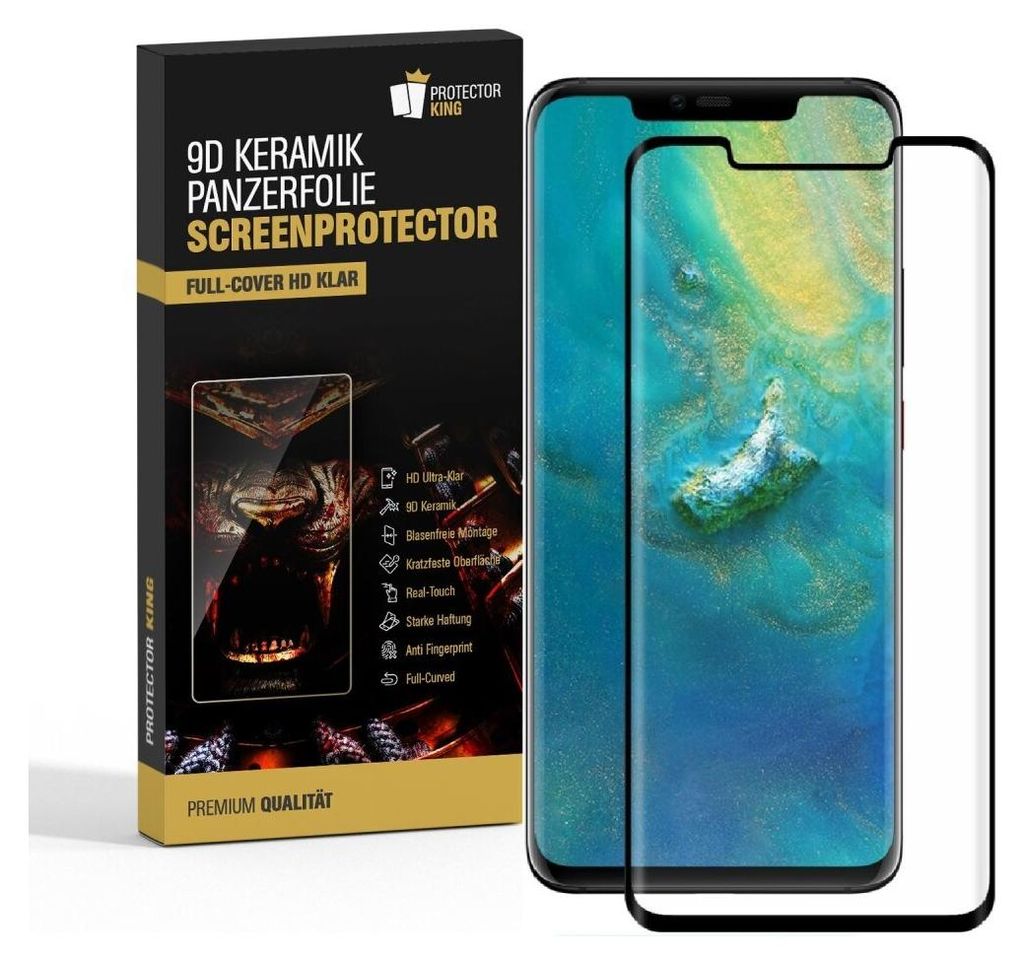 2x 9D Keramik für Huawei Mate 20 Pro FULL-COVER Panzerfolie Produktbild 