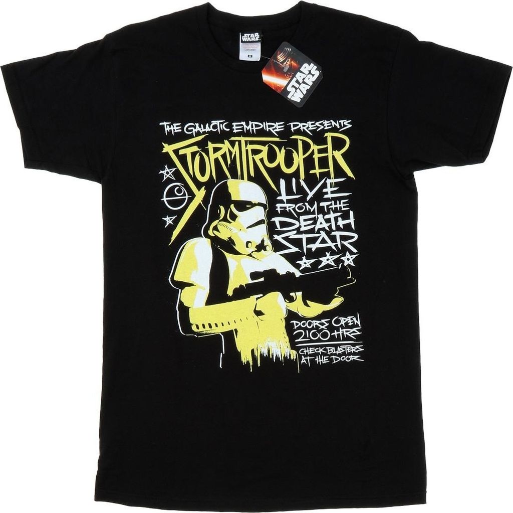 Star Wars - T-Shirt für Herren BI46109 (M) (Schwarz) Produktbild 