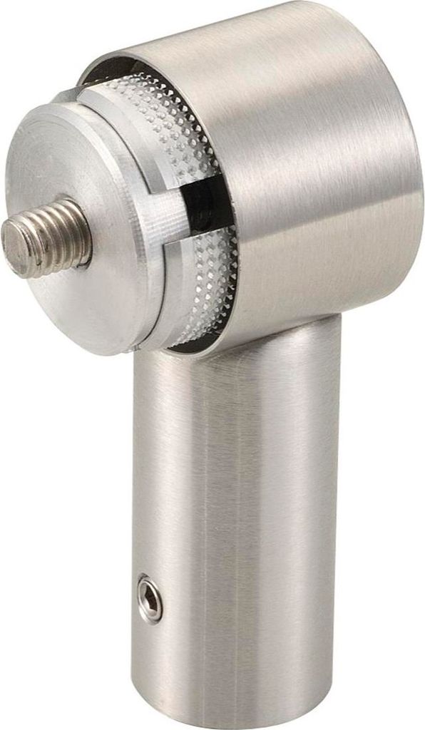 KWS Endstütze RS - gerade Rundrohr, 40mm, Edelstahl