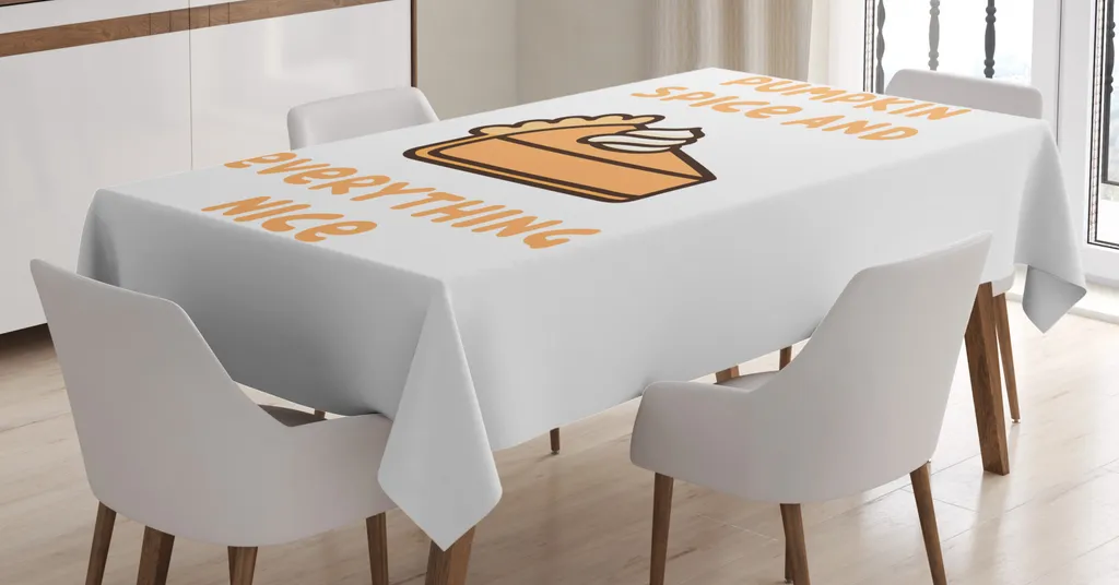 Decorazione Tavola Autunno ABAKUHAUS - Tovaglia Zucca Jolly 170cm