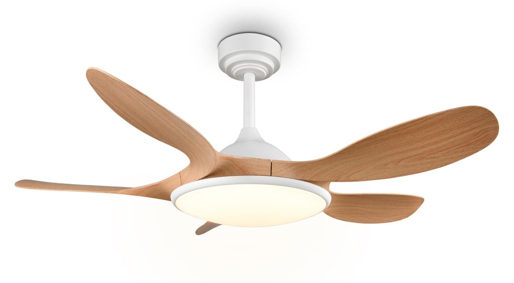 Reality Leuchten Ventilator FLEN DH 108x43 cm braun