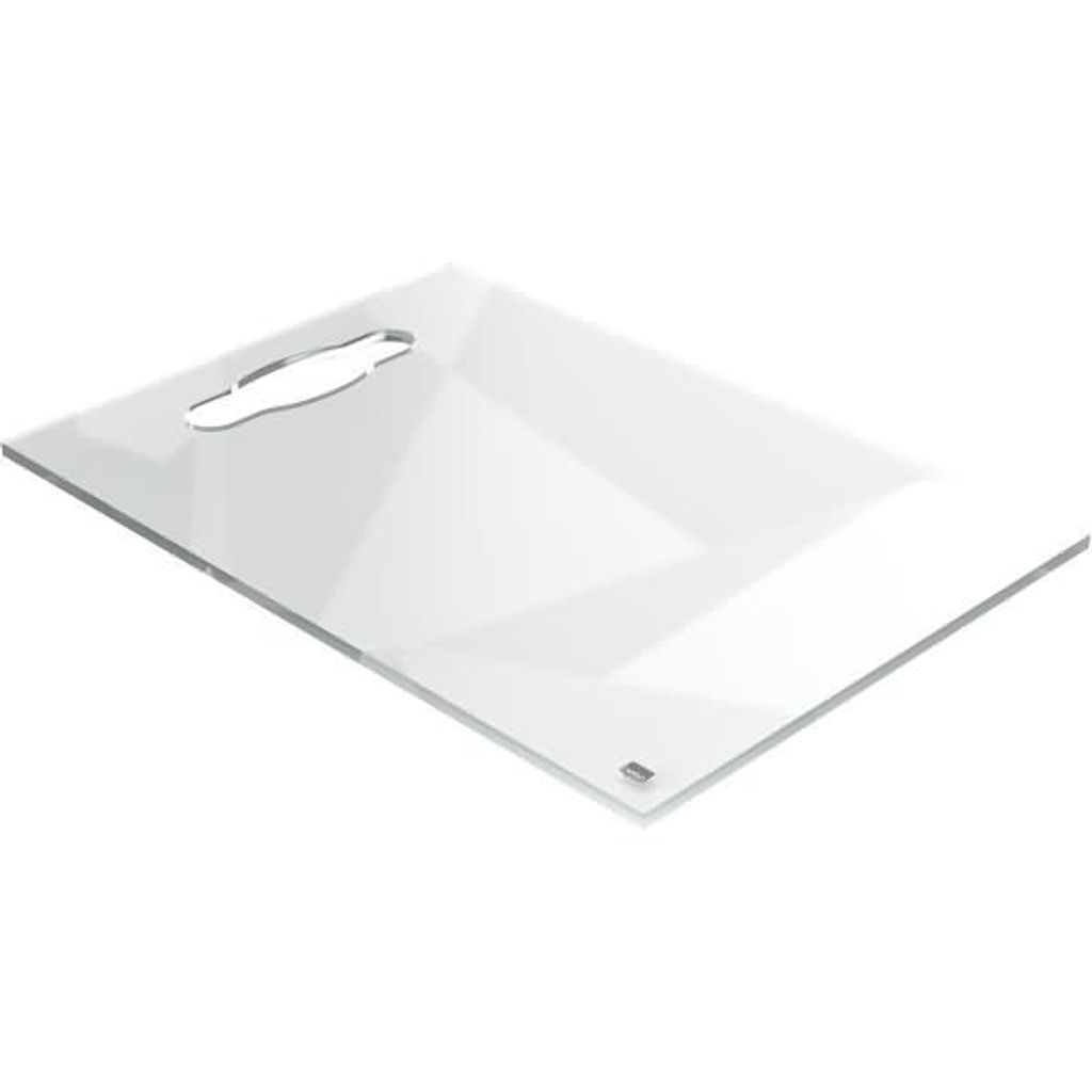 nobo Acryl-Notiztafel mit Griffloch DIN A4 randlos