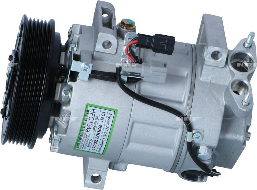 Klimakompressor 12 V Ø 120 mm DCS17 NRF für u.a. RENAULT LAGUNA