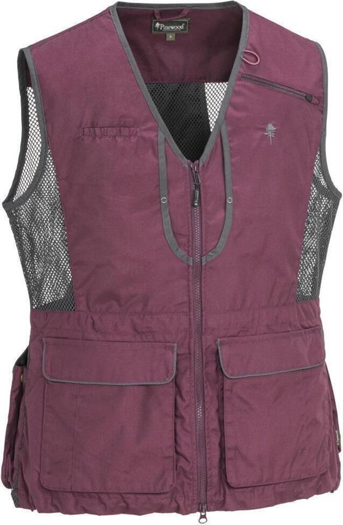 Pinewood 3184 Dog Sports 2.0 Damen Weste Pflaume/Anthrazit (582) S