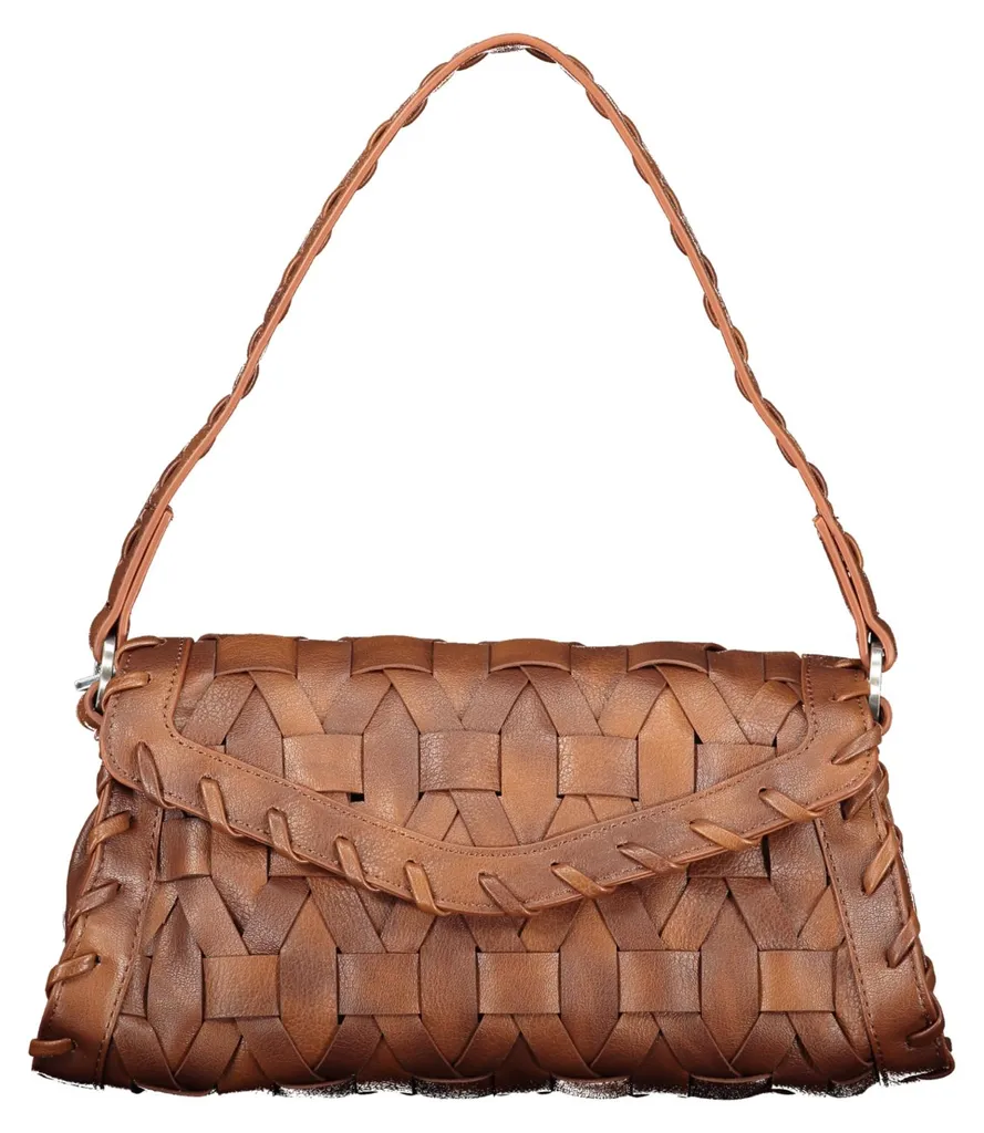 Sac à main marron anti-encombrement : grand volume et anses amovibles femme