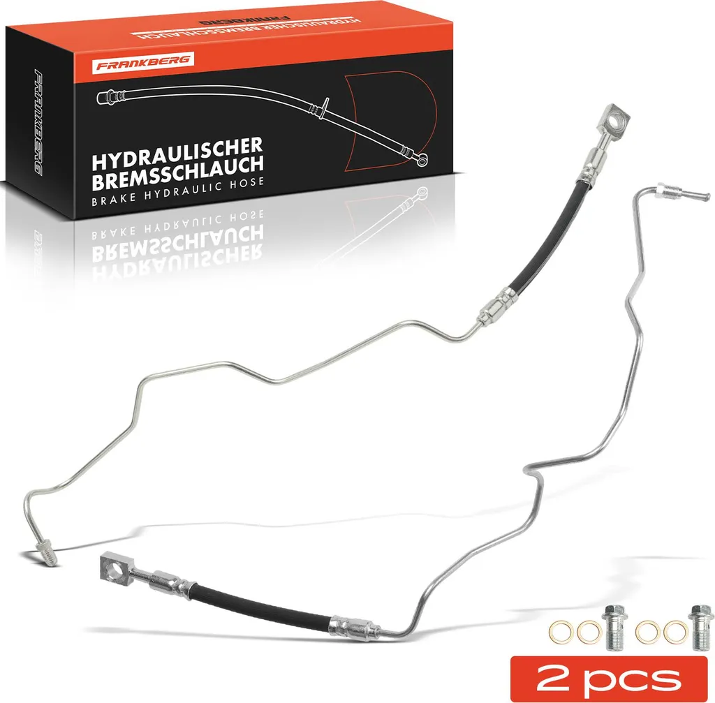 Flexible de Frein Renforcé pour Seat Ibiza III et Skoda Fabia I 2pcs