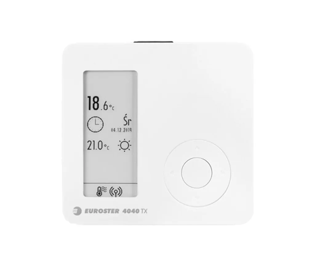 Thermostat sans fil hebdomadaire avec écran LCD et régulation de chauffe