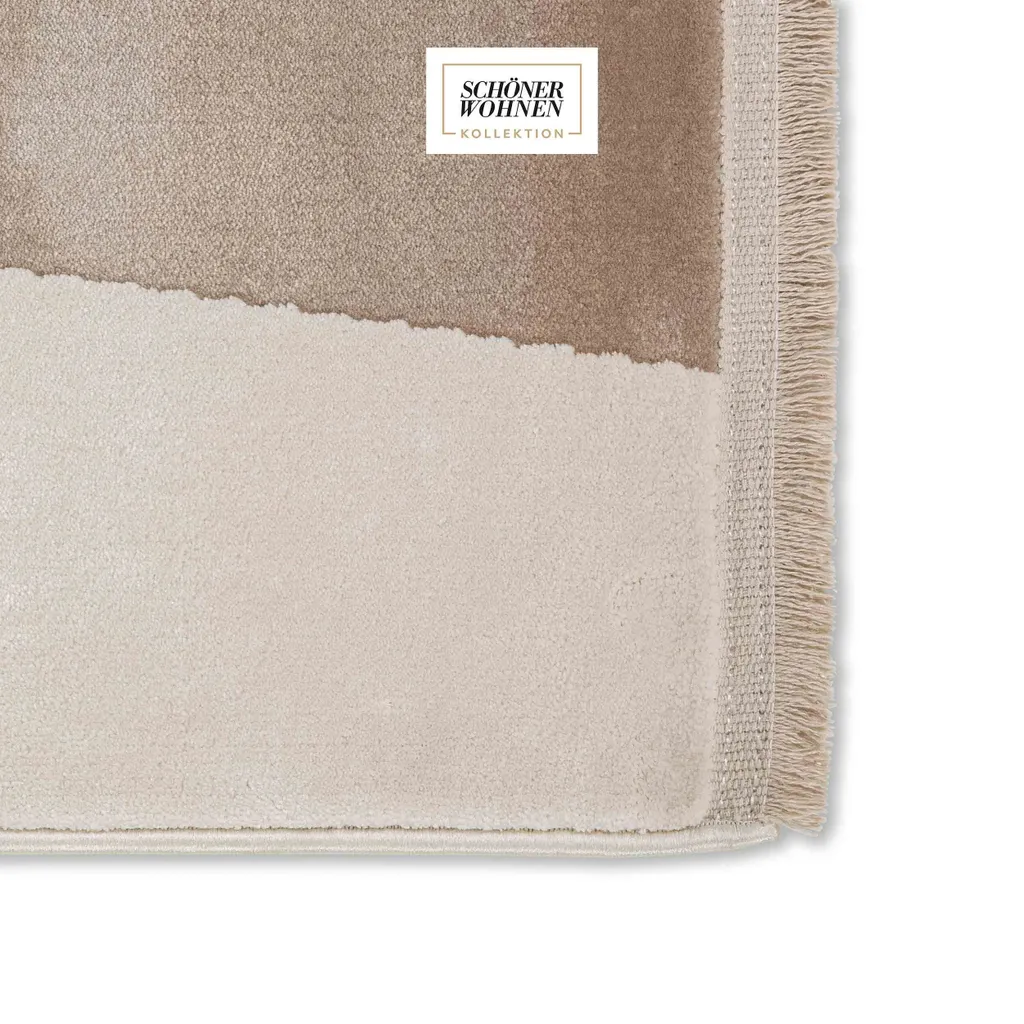 Tapis de salon MAGIC Beige 80x150 cm, solution déco anti-glisse et doux - 3