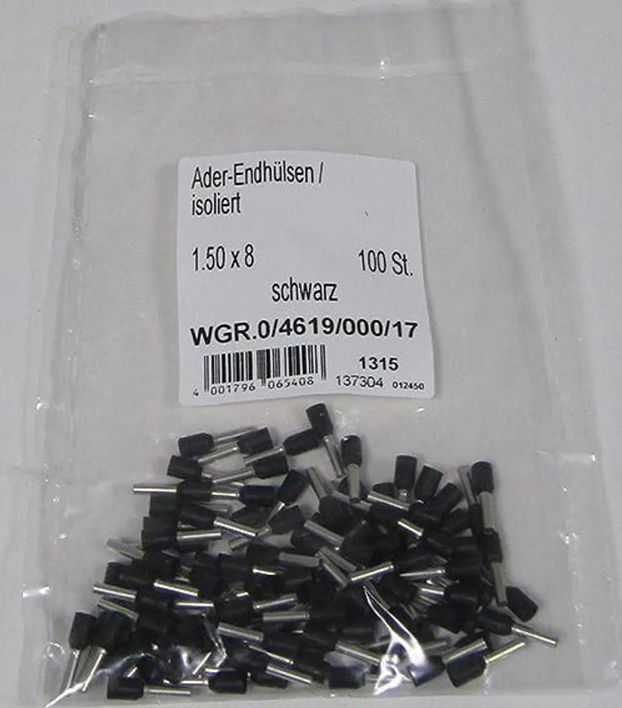 Puntalini Dresselhaus 1.5 mm: Manicotti Isolati per Cavi Elettrici