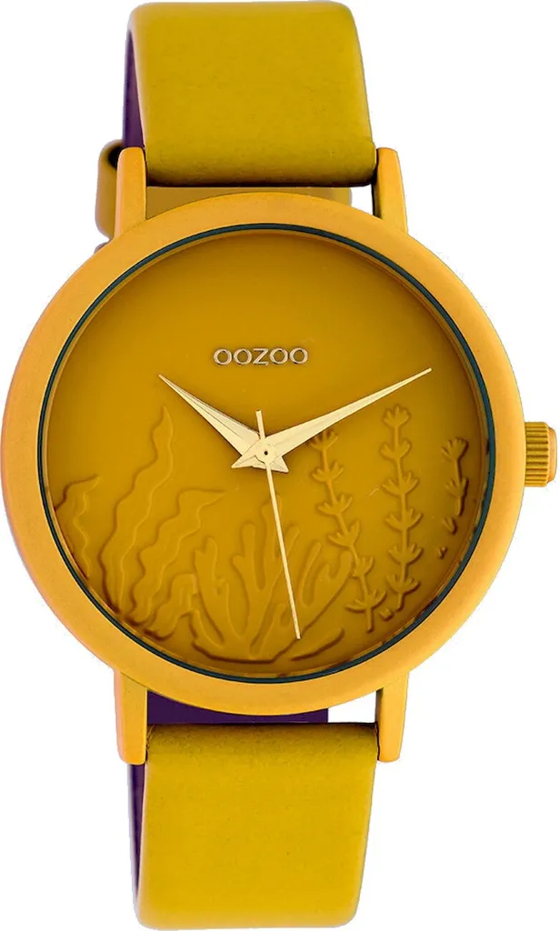 Montre Oozoo Femme C10602 Jaune Soleil - Design Chic et Cadran Coloré