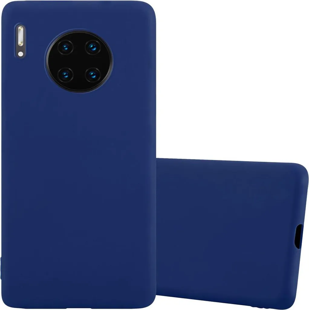 Custodia Elegante Blu Cadorabo per Huawei Mate 30 Pro - TPU Soft Case