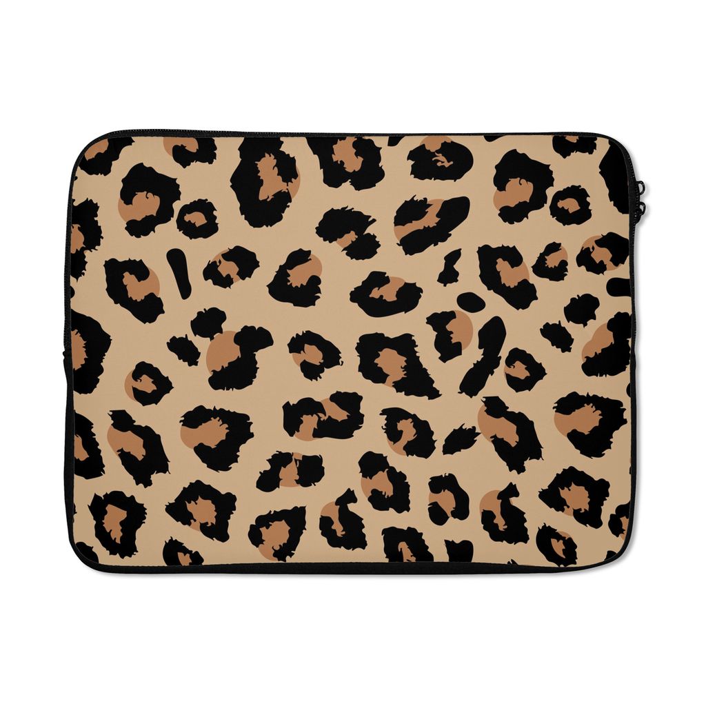 MuchoWow Laptop Hülle 17 Zoll Laptoptasche Tierdruck - Design - Tiere - Zipper - Schutzabdeckung