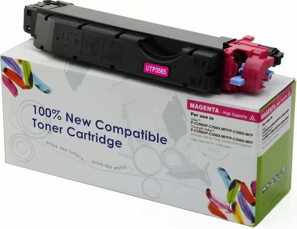 Cartouche toner magenta compatible UTAX 3560 remplace PK-5012M