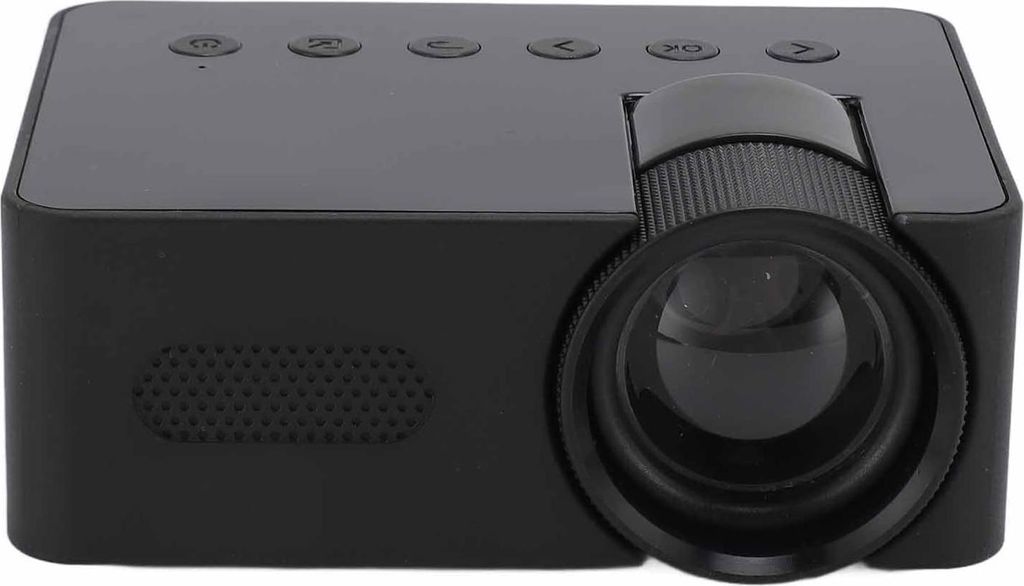 Multifunktionaler HD 1080P-Videoprojektor - Augenschutz - Tragbares Heimkino - Außen - Kompatibel mit IOS Android-Telefonen, Tablets und Laptops